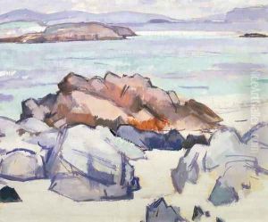 Rocks, Iona by Samuel John Peploe