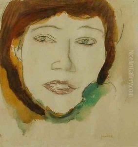 The Artists Wife, Margaret, c.1906 by Samuel John Peploe