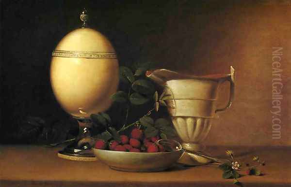 Still Life with Strawberries and Ostrich Egg Cup - view 1