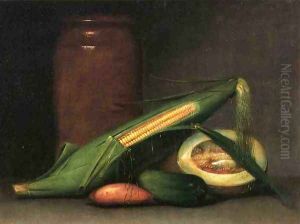 Corn and Canteloupe by Raphaelle Peale