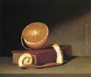 Still Life with Orange and Book