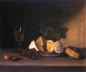 Still Life: Wine, Cakes and Nuts
