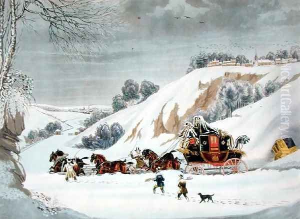 A Mail in Deep Snow - view 1