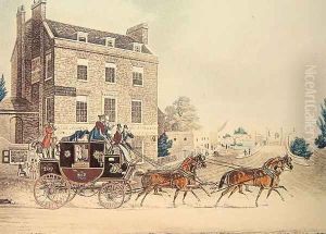 Quicksilver Royal Mail passing the Star and Garter at Kew Bridge, 1835 Quicksilver Royal Mail passing the Star and Garter at Kew Bridge, 1835