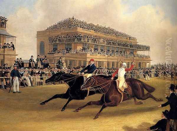Priam beating Retriever at Doncaster on September 23, 1830 - view 1