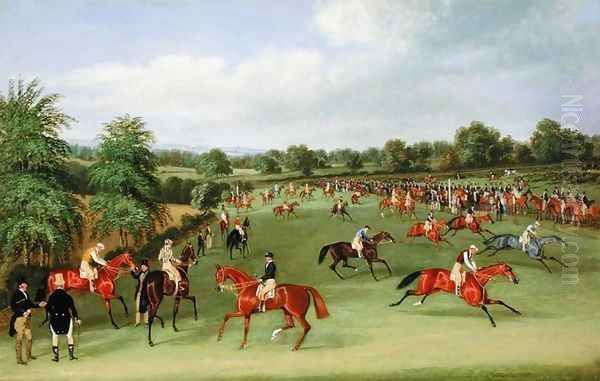 Epsom Races: Preparing to Start - view 1