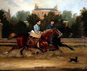 Stakes and Trotters, 1843 by James Pollard