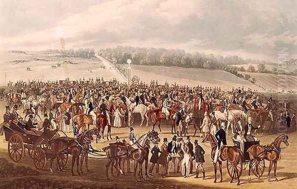 The Betting Post, Epsom, 1830 - view 1
