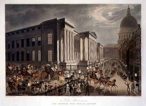 The Royal Mails Starting from the General Post Office, London by James Pollard