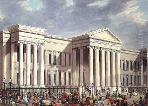 The Royal Mails departure from The General PostOffice, London by James Pollard