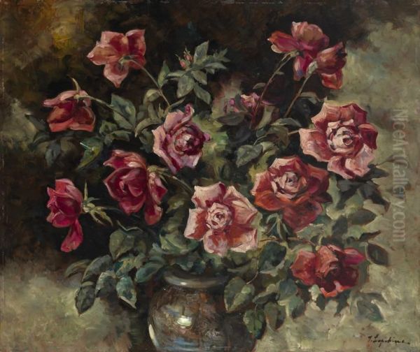 Roses In A Vase - view 1