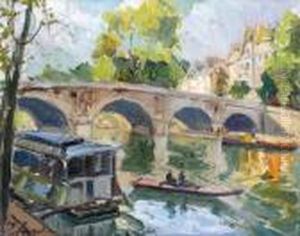 Paris, La Seine Et Le Pont-marie