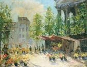 Le Marche Aux Fleurs A La Madeeline
