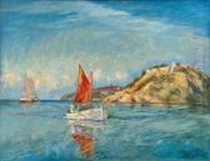 Sailboats By The Shore