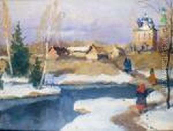 Paysage Enneige De Russie - view 1