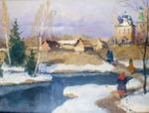 Paysage Enneige De Russie