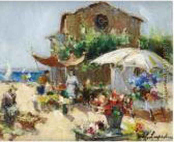 The Flower Market At Madeleine - view 1