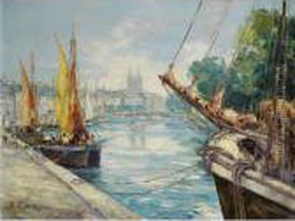 The River Odet At Quimper - view 1