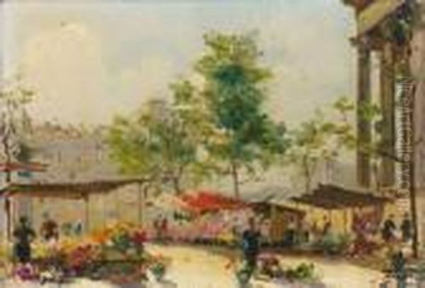 Marche Aux Fleurs A La Madeleine - view 1