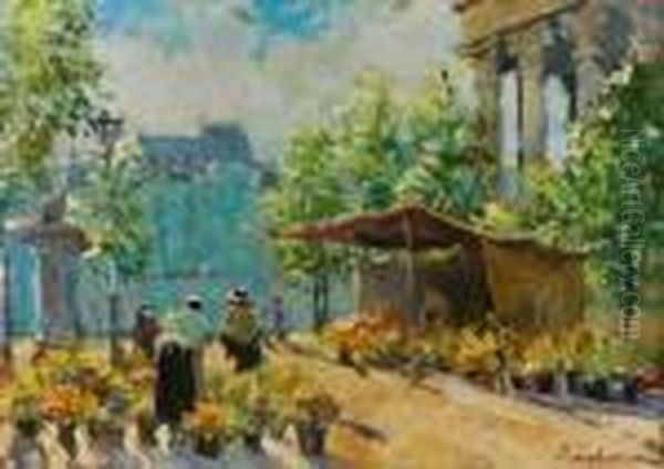 Le Marche Aux Fleurs, Place De La Madeleine - view 1