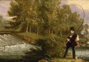 Trout Fishing on the Lea, 1841