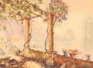 View Of Capri by Georges Lapchine