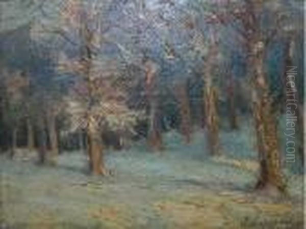 Arbres Sous La Neige - view 1