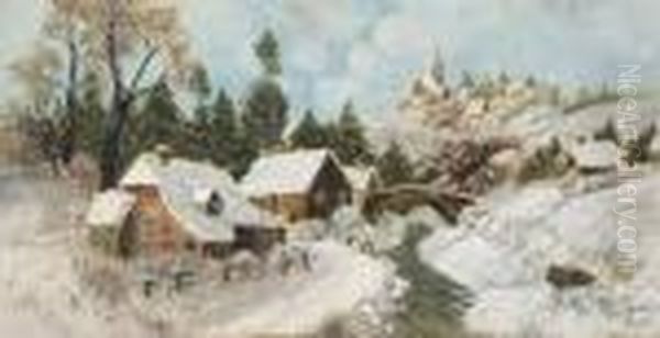 Village Sous La Neige - view 1