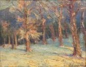 *foret Enneigee by Georges Lapchine