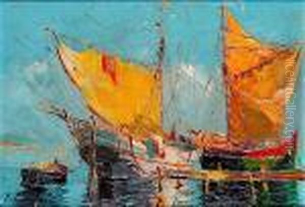 Barques De Peche En Mediterrannee - view 1