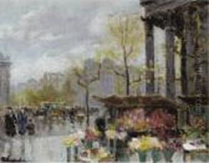 La Madleine, Paris by Georges Lapchine