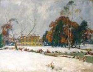 Le Petit Trianon Sous La Neige