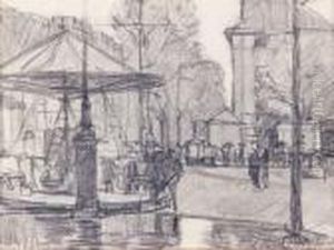 Vue De Paris by Georges Lapchine