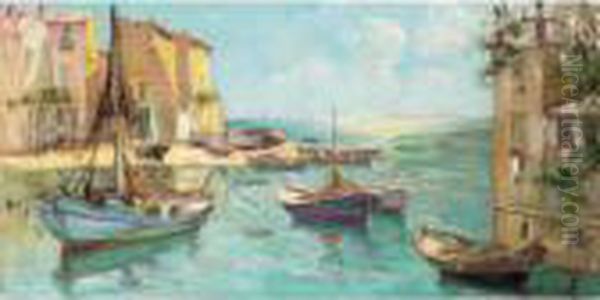 The Harbour At Martigues - view 1