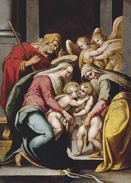 The Holy Family with St Elizabeth and the Infant St John the Baptist c. 1572 - view 1