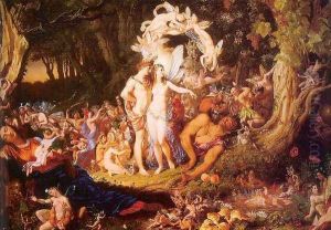 The Reconciliation of Oberon and Titania 1847 by Sir Joseph Noel Paton