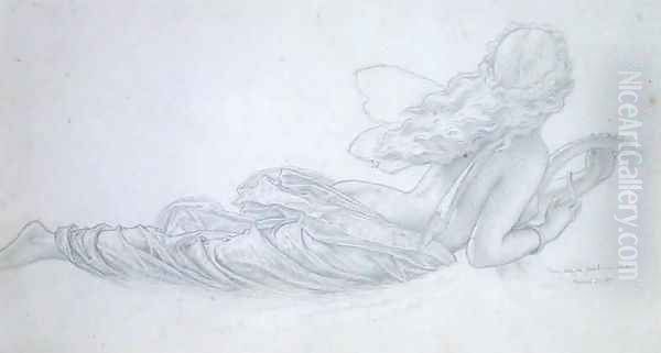 A Fairy in Flight, 1889 - view 1
