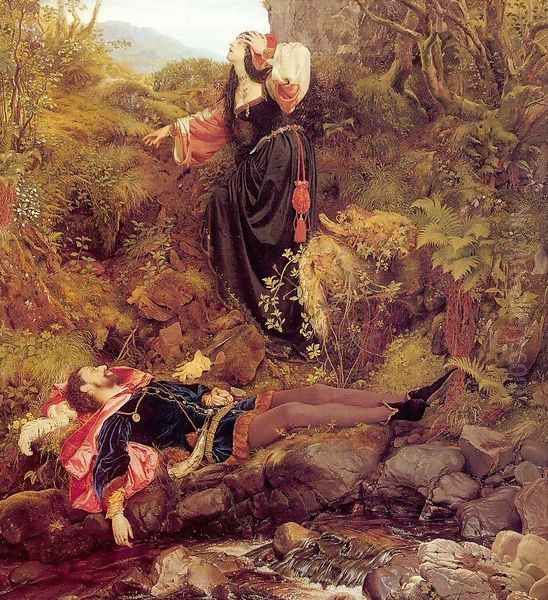 The Bluidie Tryst 1855 by Sir Joseph Noel Paton