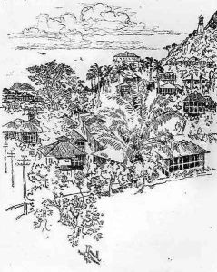 Official Ancon, plate XXIV from The Panama Canal by Joseph Pennell, 1912 by Joseph Pennell