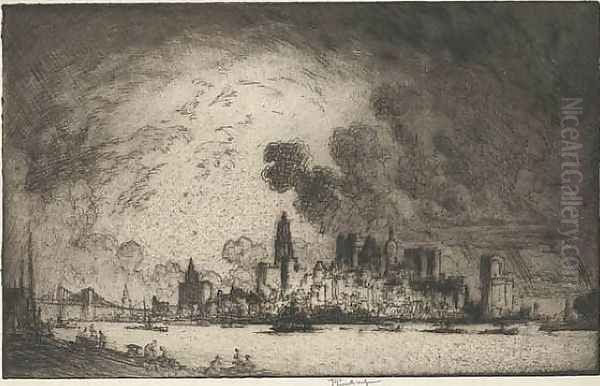 New York, from Brooklyn, 1915 - view 1