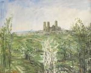 Vue De La Cathedrale De Laon by Pierre Laprade