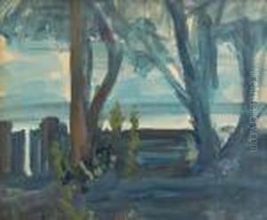 Parc De La Villa A Gallia (florence) by Pierre Laprade