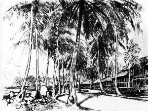 The American Quarter, plate I from The Panama Canal by Joseph Pennell, 1912 by Joseph Pennell