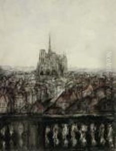 Blick Auf Notre Dame by Pierre Laprade