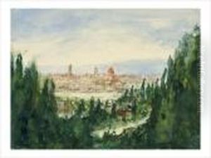 Florence Vue De La Colline by Pierre Laprade
