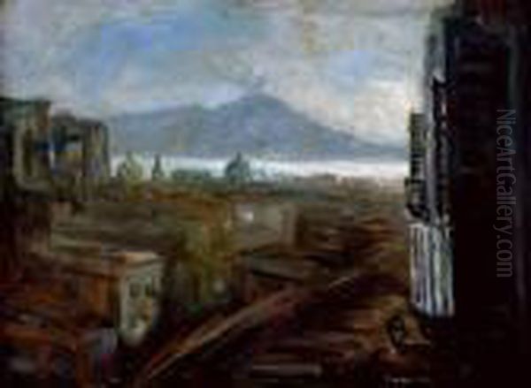 Naples, Le Vesuve - view 1
