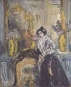 Femme Accoudee