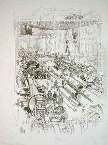The English War Series W.441. The Gun Shop, 1916