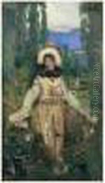 Jeune Femme Dans Un Parc - view 1