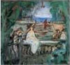 Comedie Italienne A Versailles, Circa 1930 by Pierre Laprade